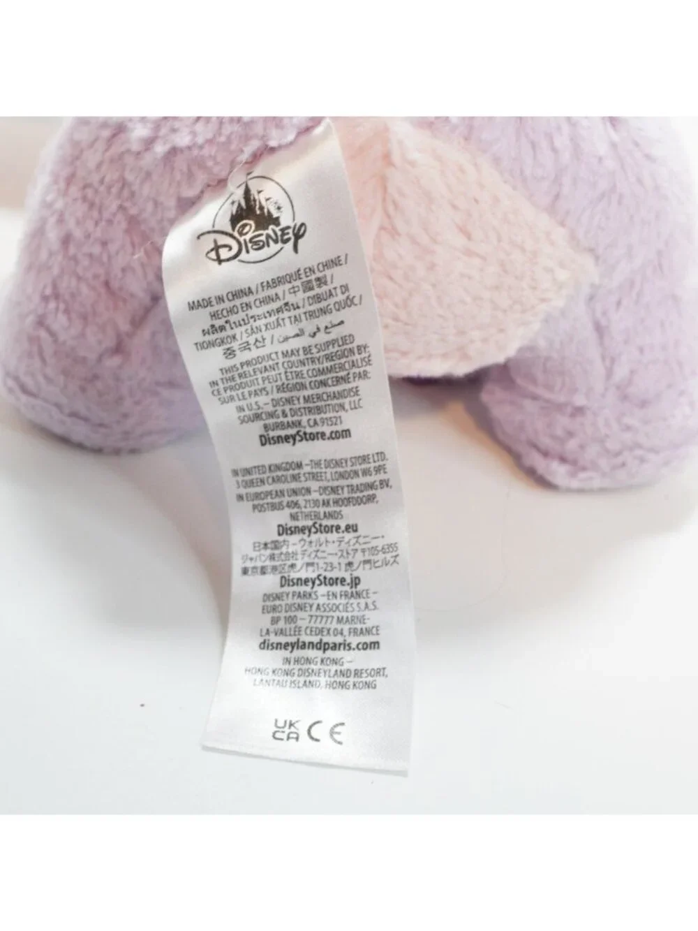 Disney Lilo & Stitch Pink/Purple Angel Plush 9